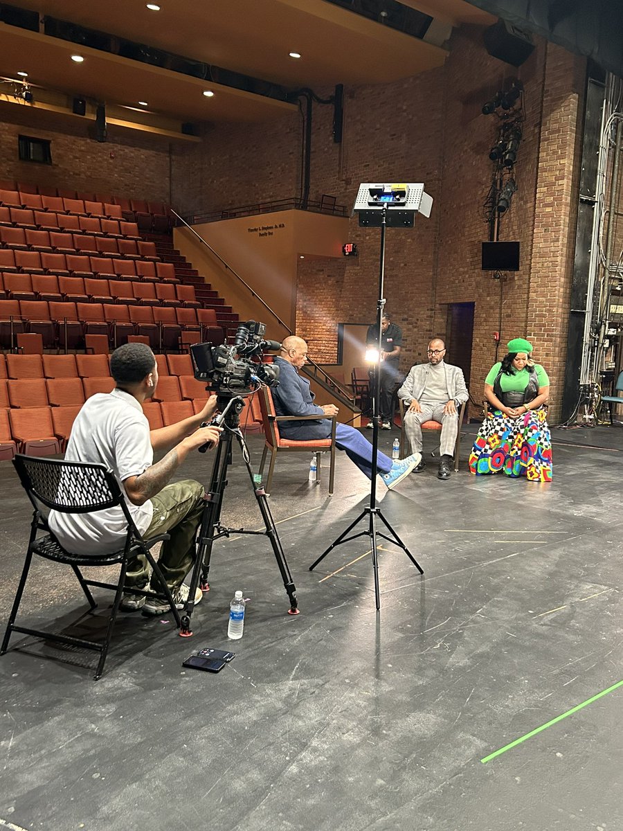 Getting interviewed for TV20 about #KaramuBlackNativity! November 30th-December 15th. KaramuHouse.org
