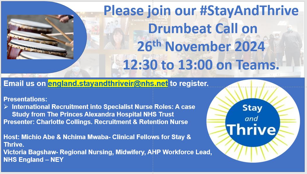 #StayAndThrive (@stayandthrive) on Twitter photo Research tells us that international colleagues bring vast experience & skill 2the <a href="/NHSuk/">NHS</a> <a href="/NHSEngland/">NHS England</a> . We hear from @NurseCharr how @NHSHarlow tap into &maximise IR 2enhance the services the organisation offers, & more. Don't miss out <a href="/VBagshaw/">MyNameIs Victoria</a> <a href="/michioabe2/">michio abe</a> <a href="/IamMarkD/">Mark Doblas</a> <a href="/NHSE_WTE/">NHS England Workforce, Training and Education</a> Research tells us that international colleagues bring vast experience & skill 2the <a href="/NHSuk/">NHS</a> <a href="/NHSEngland/">NHS England</a> . We hear from @NurseCharr how @NHSHarlow tap into &maximise IR 2enhance the services the organisation offers, & more. Don't miss out <a href="/VBagshaw/">MyNameIs Victoria</a> <a href="/michioabe2/">michio abe</a> <a href="/IamMarkD/">Mark Doblas</a> <a href="/NHSE_WTE/">NHS England Workforce, Training and Education</a>