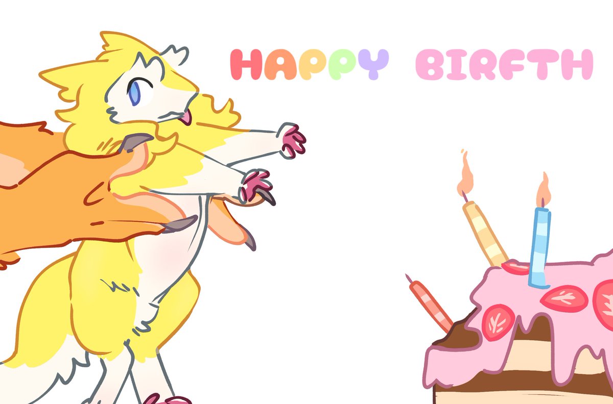 Happy bigfthday <a href="/sergalfluffer/">Fluffy Sergal</a> !