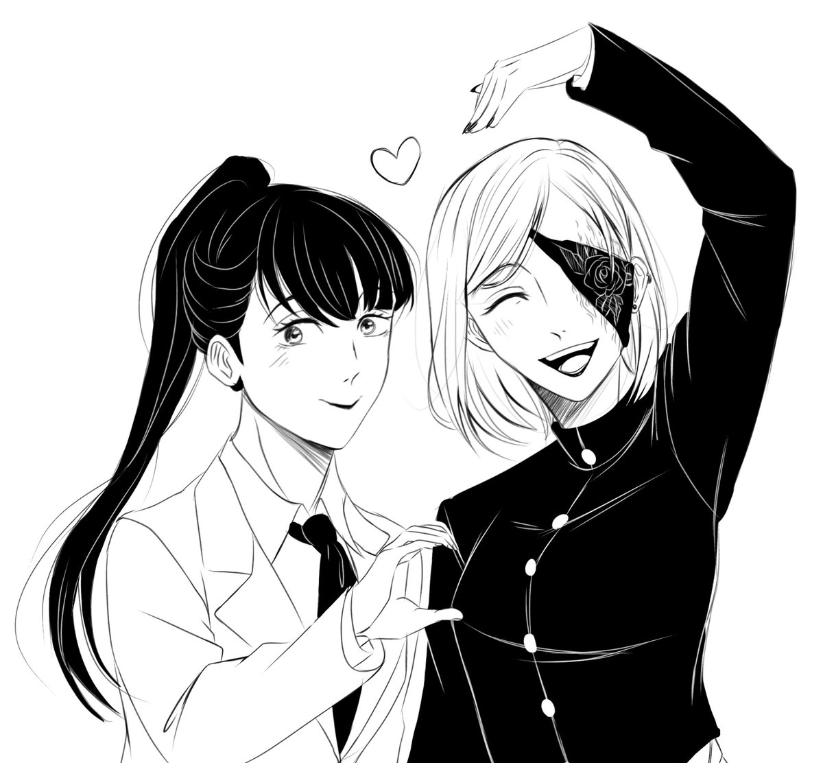 Opp_314's tweet photo. nobafumi is currently living in my head 🥹🥹🥹

 i think fumi would be a little anxious with the chaotic dynamics of the trio, but nothing she can't get used to (she grew up with nobara, duh).

#jjk https://t.co/zYu0hADSvz