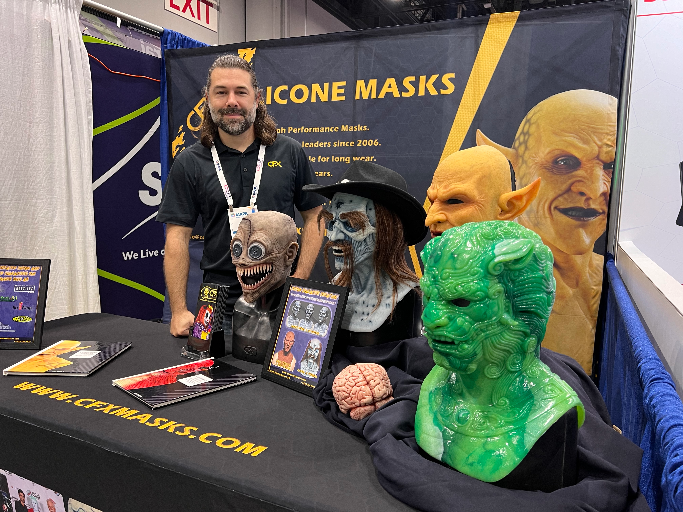 CFXunmasked's tweet photo. It’s IAAPA week! Don't miss this chance to shape the future of silicone fun with us! Visit our booth #3290 near the North A entrance, and adjacent to our fiends in fog, Froggy's Fog!
•
@IAAPANorthAmerica | #CompositeEffects #CFXMask https://t.co/ALCor36O0y