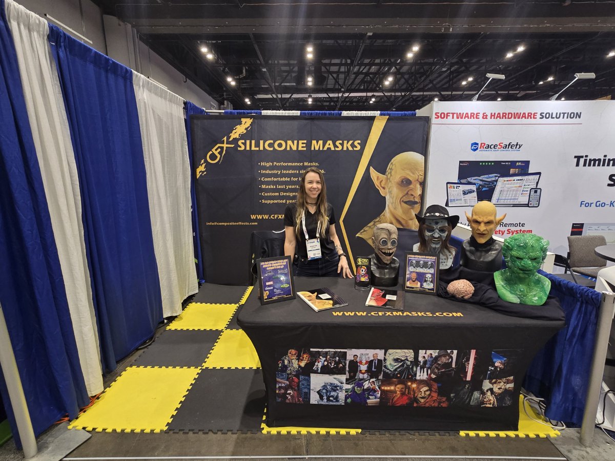 CFXunmasked's tweet photo. It’s IAAPA week! Don't miss this chance to shape the future of silicone fun with us! Visit our booth #3290 near the North A entrance, and adjacent to our fiends in fog, Froggy's Fog!
•
@IAAPANorthAmerica | #CompositeEffects #CFXMask https://t.co/ALCor36O0y