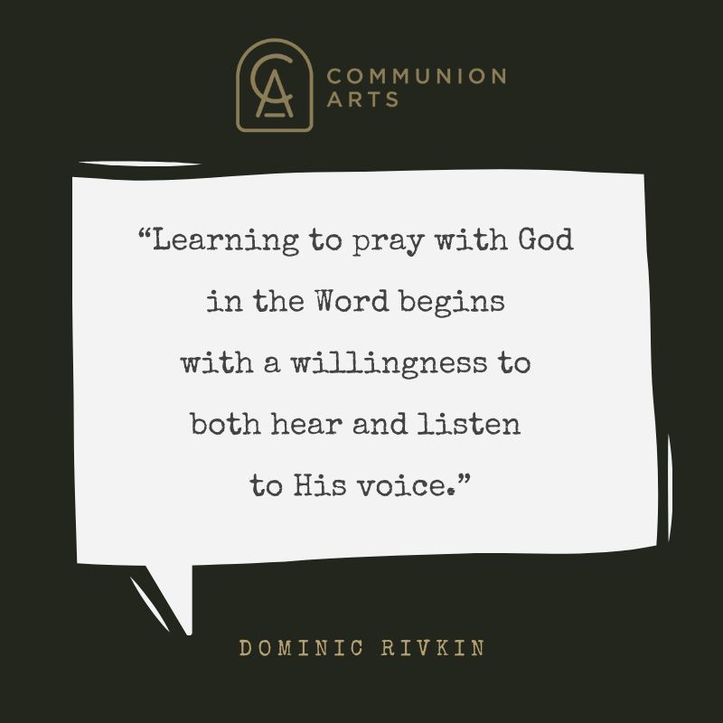 CommunionArts's tweet image. &quot;We are created with ears to hear and hearts to listen&quot; 
- Dominic Rivkin
#prayer #scripture #FromTheArchive #CommunionArts

God’s in the Details: Praying in the Heart of Scripture — Communion Arts 
buff.ly/3Zf5aNB
