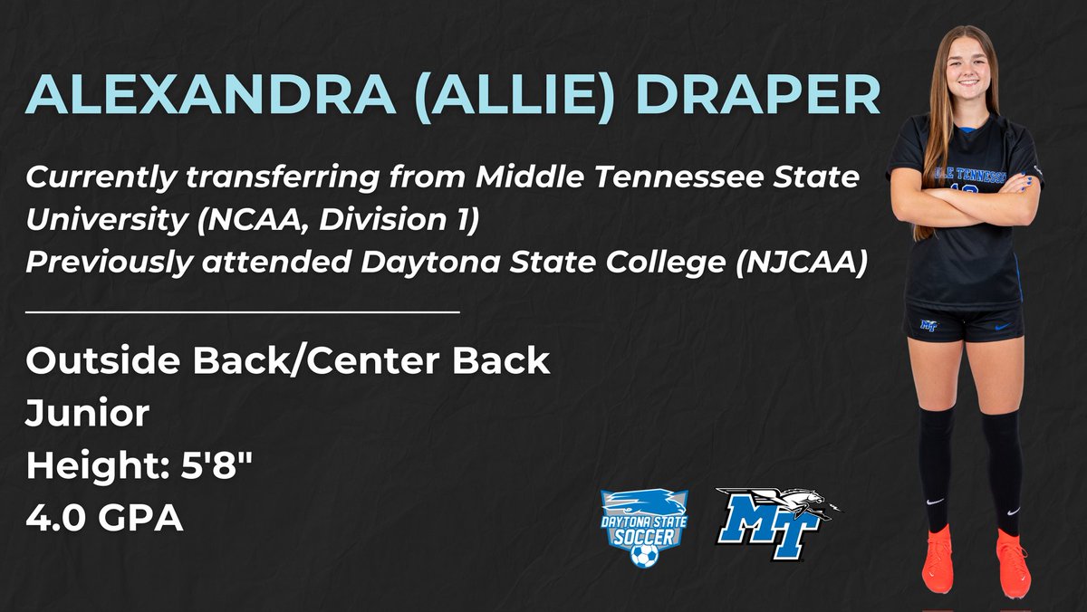 After thoutful consideration I have decided to enter the #transferportal to find a new school to finish out my colligate career! 
Thank you to MTSU womens soccer for a year of growth and development.  
<a href="/ImCollegeSoccer/">College Soccer Truth ™</a> <a href="/ImYouthSoccer/">ECNL/GA/Recruiting/College Soccer</a> 

hudl.com/video/3/136770…