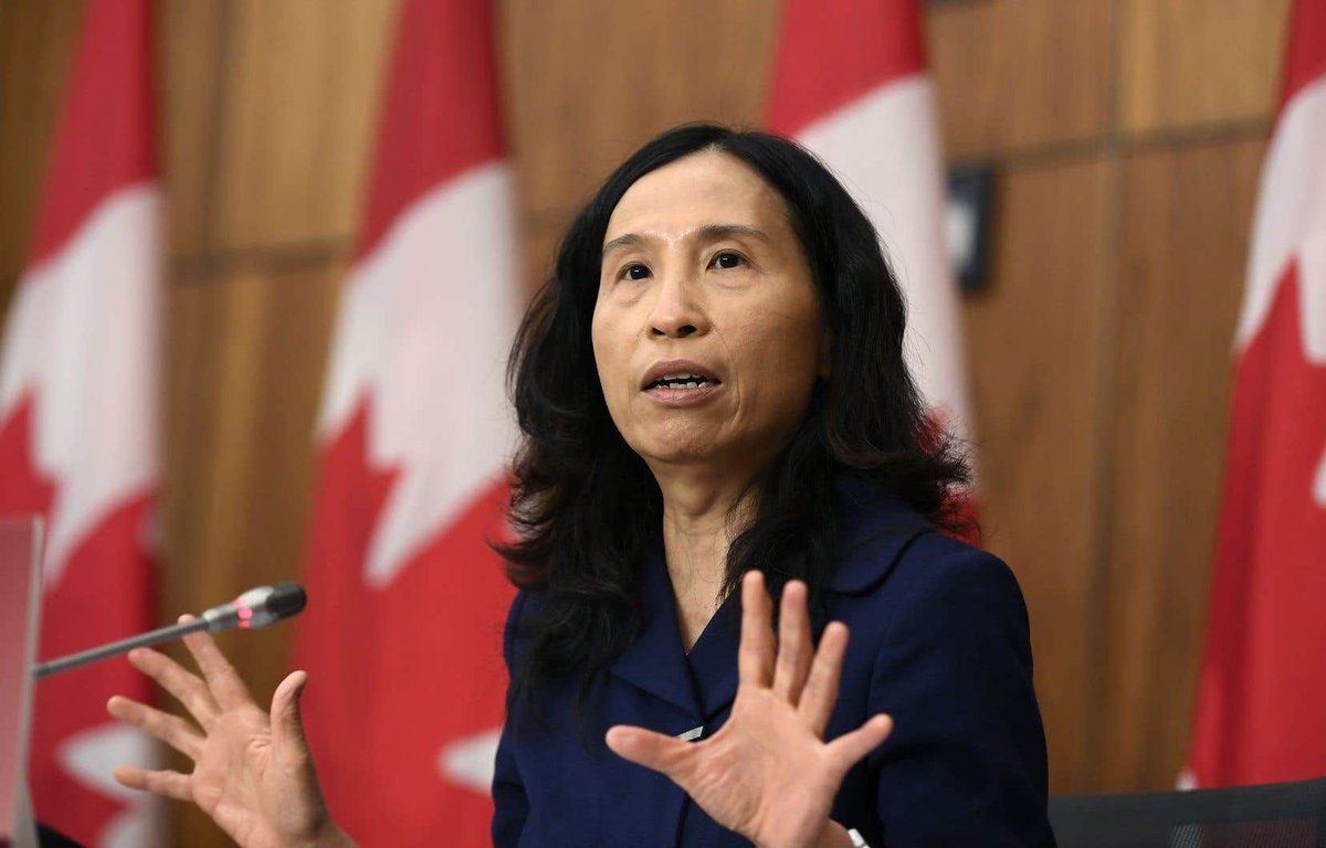 KEriksenV2's tweet photo. Dr. Theresa Tam must be immediately removed from her position and prosecuted for her involvement with the Winnipeg Bio-lab and the destructive cvd policies that ripped through our country.

Enough is enough. https://t.co/uzSdVuJH72