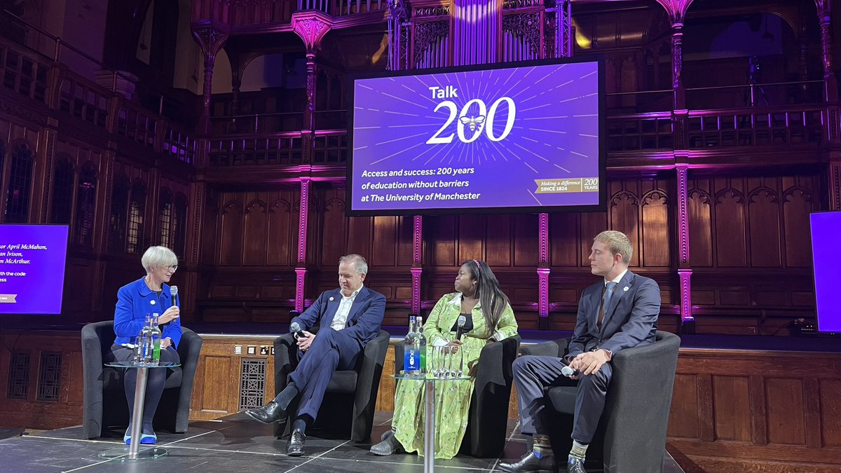 dr julian skyrme (@julianskyrme) on Twitter photo Great panel tonight for our final <a href="/OfficialUoM/">The University of Manchester</a> #Talk200 podcast on ‘Access and success: 200 years of education without barriers’ feat. President <a href="/Duncanivison/">Duncan Ivison</a>, former <a href="/ManchesterSU/">University of Manchester Students’ Union</a> GenSec <a href="/NaaAcquah1/">Naa Acquah</a> and current <a href="/AllianceMBS/">Alliance MBS</a> student William McArthur Great panel tonight for our final <a href="/OfficialUoM/">The University of Manchester</a> #Talk200 podcast on ‘Access and success: 200 years of education without barriers’ feat. President <a href="/Duncanivison/">Duncan Ivison</a>, former <a href="/ManchesterSU/">University of Manchester Students’ Union</a> GenSec <a href="/NaaAcquah1/">Naa Acquah</a> and current <a href="/AllianceMBS/">Alliance MBS</a> student William McArthur