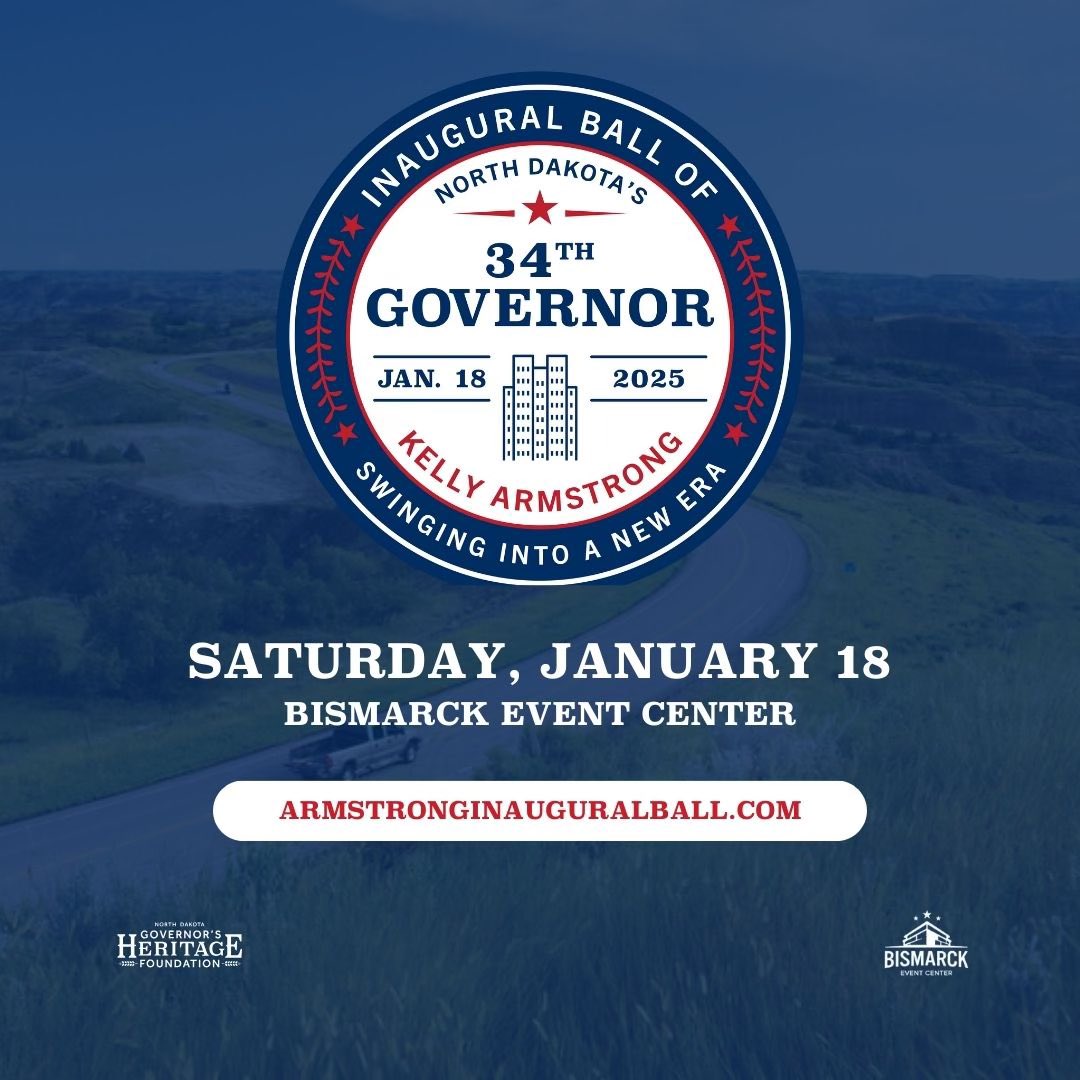 As we swing into a new era together join us January 18th to celebrate North Dakota! It will be a night of hors d'oeuvres, distinguished company, live music from Breaking Eight, and nods to our shared love for the game. You will not want to miss it - RSVP now!