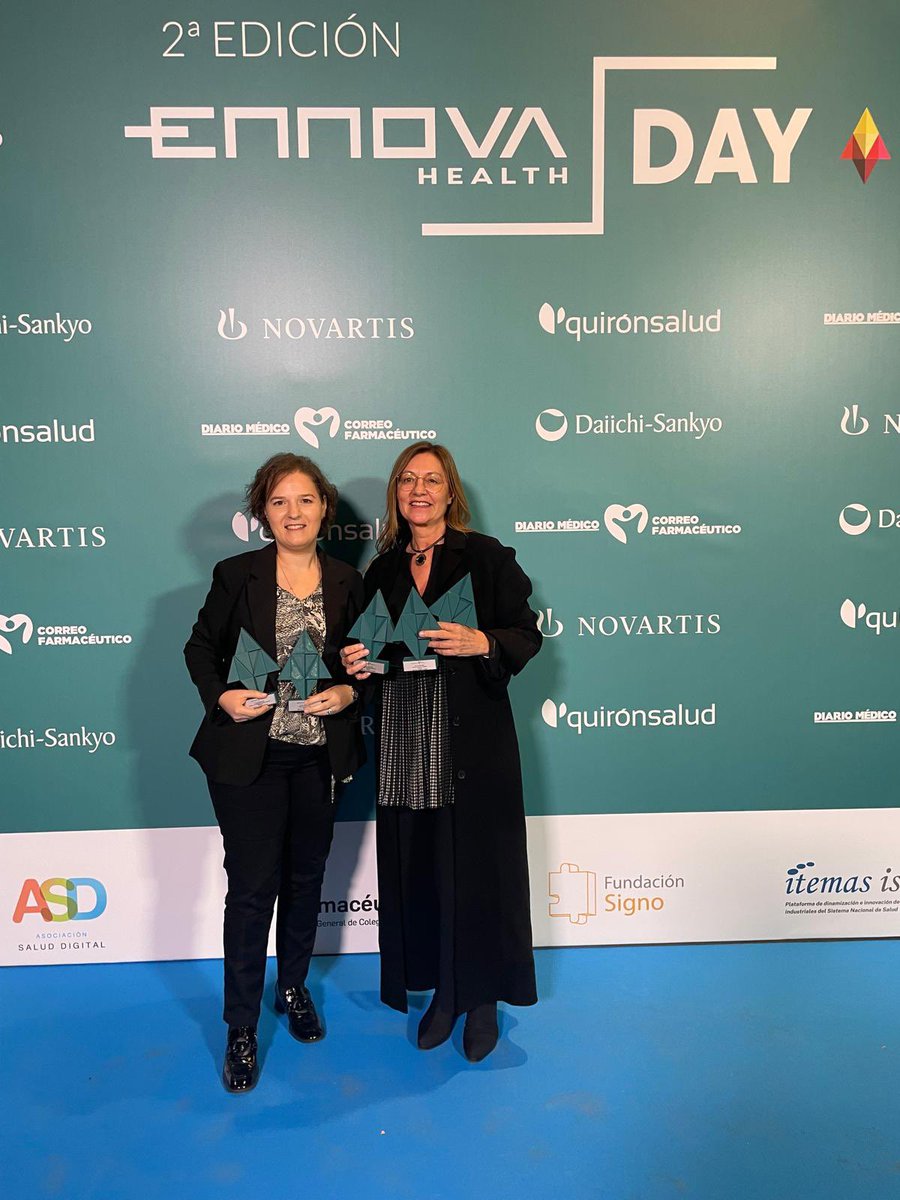 🔝🔊🏆🏆🎗️🎗️Premios Ennova Health en categoría Big Data e IA… para el Proyecto ICOMTA en el que participa nuestro SAP Virgen Peregrina con el Servicio de Digestivo y Endocrino del CHUP. Enhorabuena!!!🎊🎉