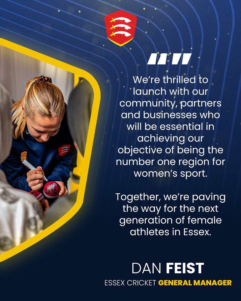 🗣 “Together, we’re paving the way for the next generation of female athletes in Essex.”

Thank you to everyone who attended the event, including participants from the <a href="/Chance2Shine/">Chance to Shine</a>  programme. Special thanks to our event sponsors, <a href="/Tees_Law/">Tees</a> and hosts, The Stratford Hotel.