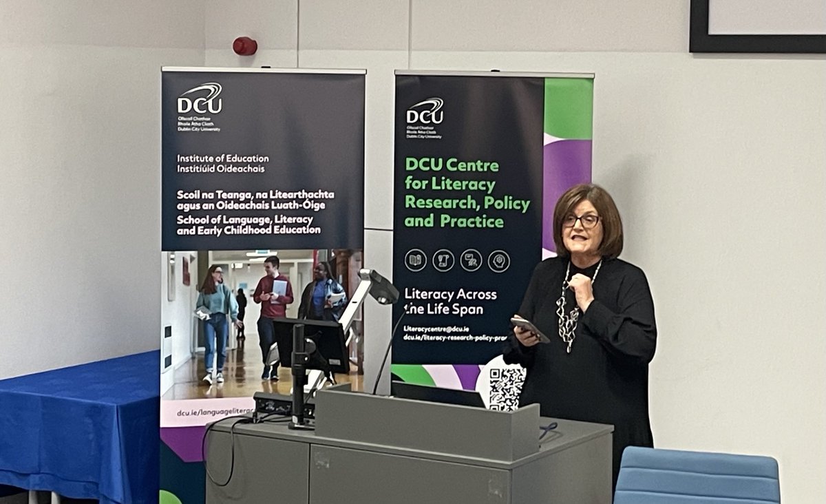 Dr Eemer Eivers (@eemereivers) on Twitter photo Introduction by <a href="/annelooney/">Anne Looney</a> underscores the absolute centrality of literacy in our lives. Talking about how the new <a href="/DCU_IoE/">DCU Institute of Education</a> Centre will seek to address some of the gaps in research in the area. #reading #literacy Introduction by <a href="/annelooney/">Anne Looney</a> underscores the absolute centrality of literacy in our lives. Talking about how the new <a href="/DCU_IoE/">DCU Institute of Education</a> Centre will seek to address some of the gaps in research in the area. #reading #literacy