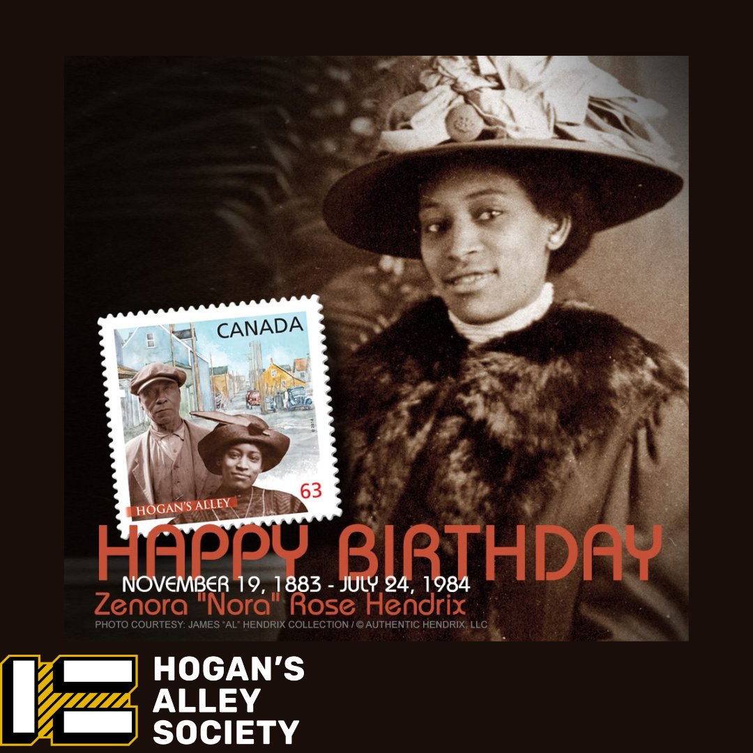 Honoring Zenora "Nora" Rose Hendrix today. A pillar of Vancouver's early Black community in Strathcona, her strength &amp; leadership continue to inspire. Nora Hendrix Place stands as a tribute to her lasting legacy. You are missed, but never forgotten. #BlackHistory #Vancouver