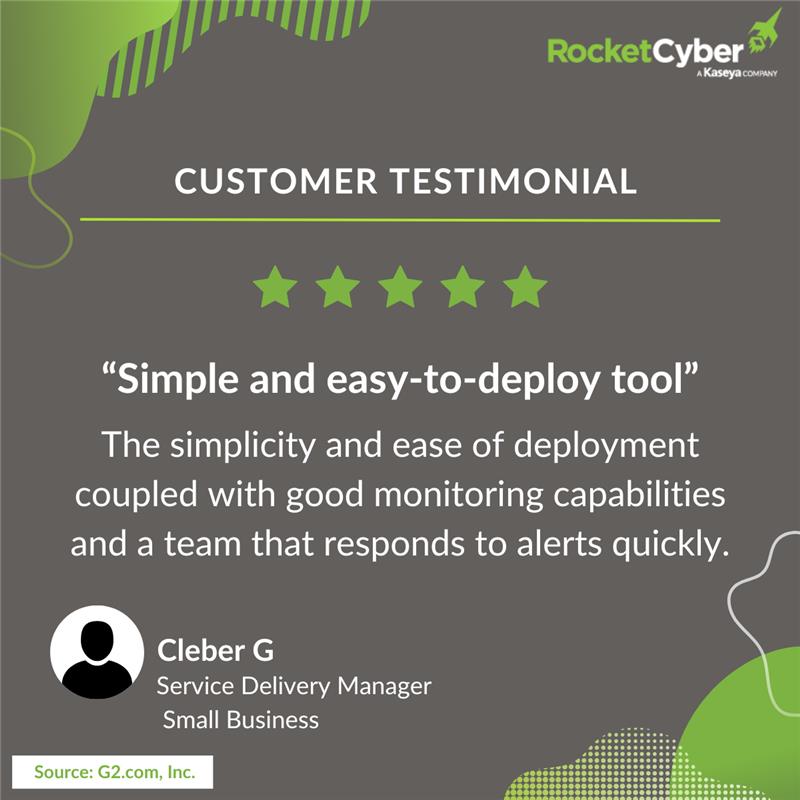 Secure your business with RocketCyber!
 
🔒 See why our trusted clients count on us to safeguard their operations:
 
Request a demo: bit.ly/4b5XEXM 

#ManagedSOC #SOC #Cybersecurity #MDR