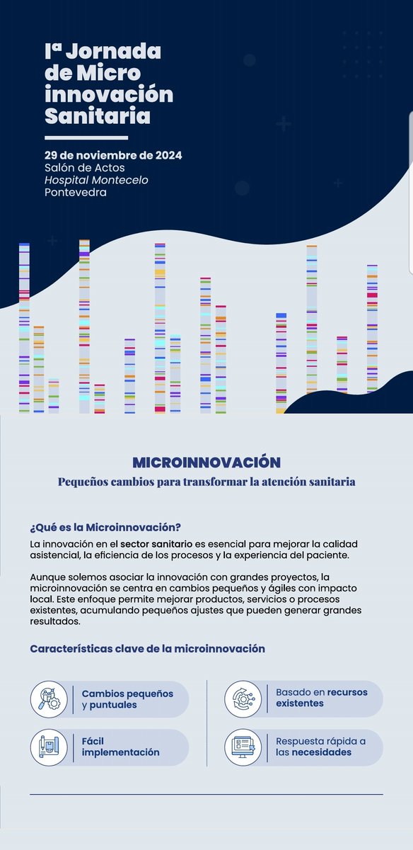 ismaelsaid's tweet image. Jornada de #microinnovación sanitaria en Pontevedra,
🗓️29 de noviembre. 
Salón de actos del Hospital Montecelo. @ponsalsergas 

¿Nos acompañáis?
#innovaciónsanitaria