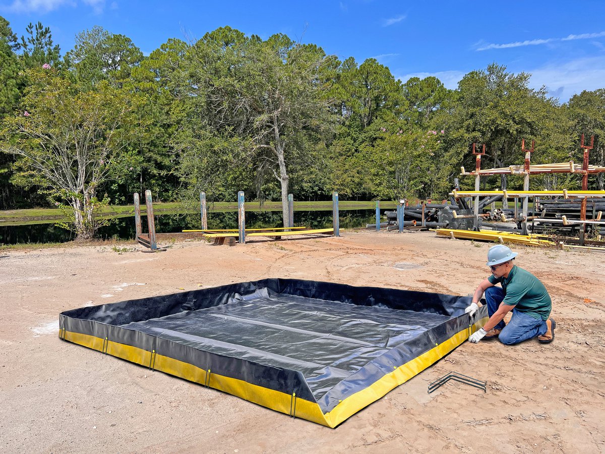Tired of spills ruining your day? Meet the Ultra-Containment Berm, Economy PE Model! It's like the superhero cape you didn't know you needed. Frac tanks, IBCs, drums—bring it on! Ready to make spill chaos a thing of the past? Let's chat about your containment strategy!