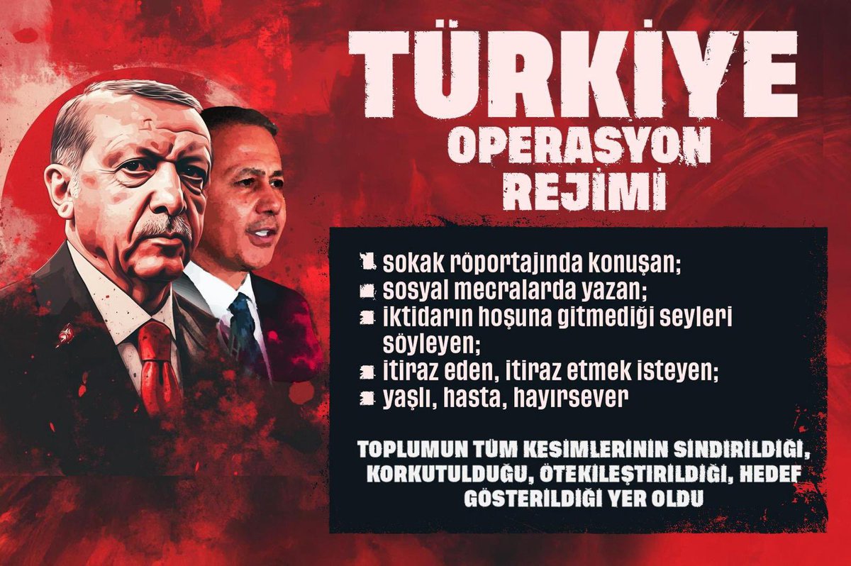 Unutulmasın! 
Gündem değişsin diye yapılan operasyonlar, masumların sesini susturmaya çalışıyor. 

 #Narin
 #RojinKabaiş
#YeniDoğanBebekÇetesi

YüzlerceMasuma Operasyon