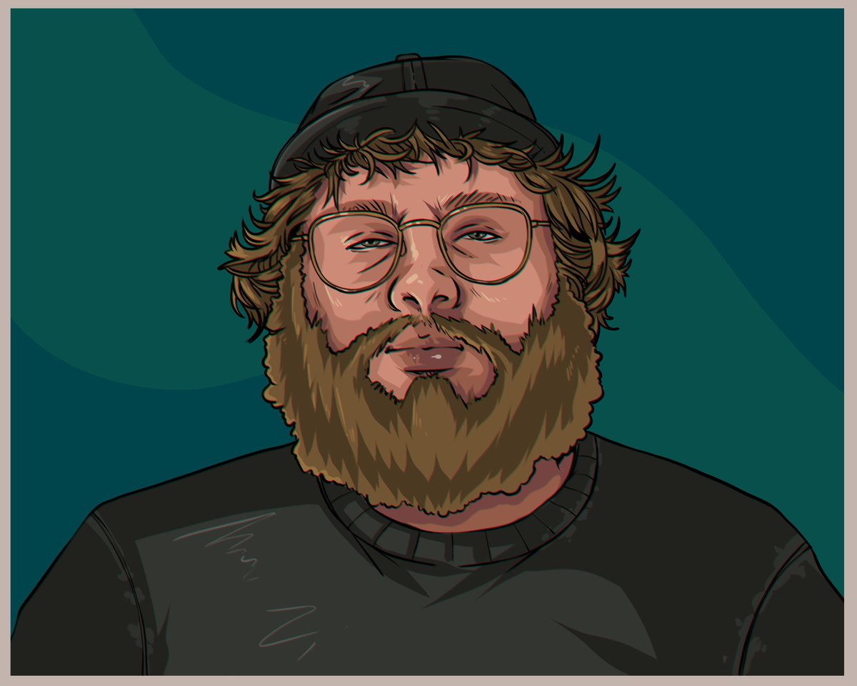 coravidae's tweet image. Drawing the iconic @FrankHassleYT in remembrance of how wild yesterday was on Fishtank LIVE. 

#frank #fishtanklive #FishTank #digitalart #illustrationart #sketchart #SamHyde