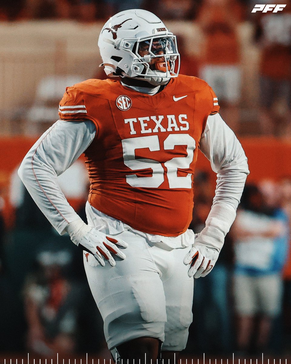 PFF College (@pff_college) on Twitter photo Highest Graded Week 12 Interior Offensive Lineman:
๐ค DJ Campbell, Texas: 79.5
<a href="/TexasFootball/">Texas Football</a> Highest Graded Week 12 Interior Offensive Lineman:
๐ค DJ Campbell, Texas: 79.5
<a href="/TexasFootball/">Texas Football</a>