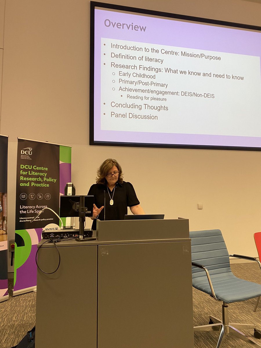 DCU Institute of Education (@dcu_ioe) on Twitter photo Dr Eithne Kennedy introducing the new Centre for Literacy Research, Policy and Practice. <a href="/DCU/">Dublin City University</a> Dr Eithne Kennedy introducing the new Centre for Literacy Research, Policy and Practice. <a href="/DCU/">Dublin City University</a>