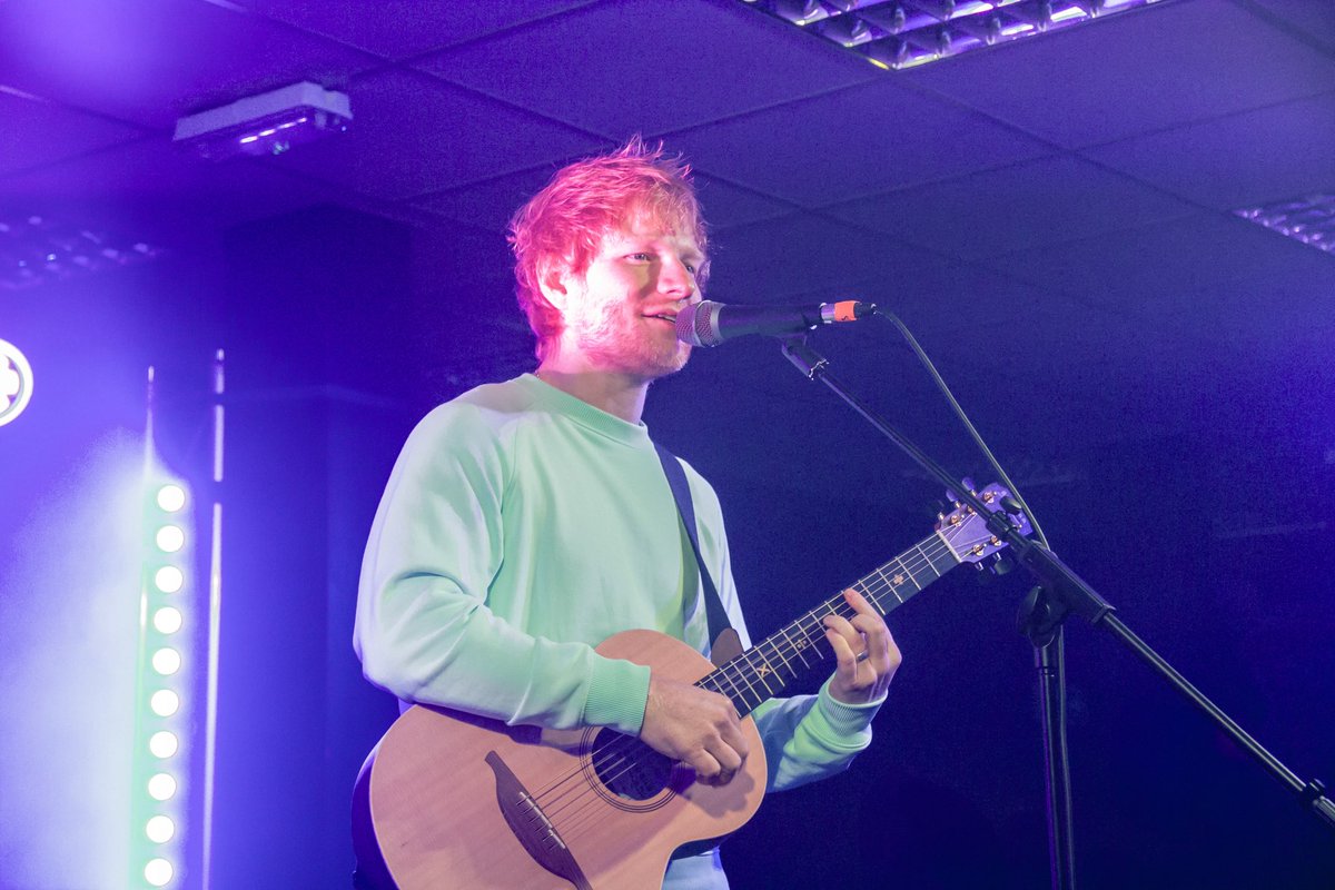 BTCipswich's tweet photo. Today we hosted an extraordinary event at @thebathsipswich for 200+ students for a schools showcase event and introduction to careers in the music industry. And we were absolutely delighted to be treated to a surprise performance from Suffolk’s finest Ed Sheeran!
📸 Ella Calver https://t.co/kiOemFjmKQ