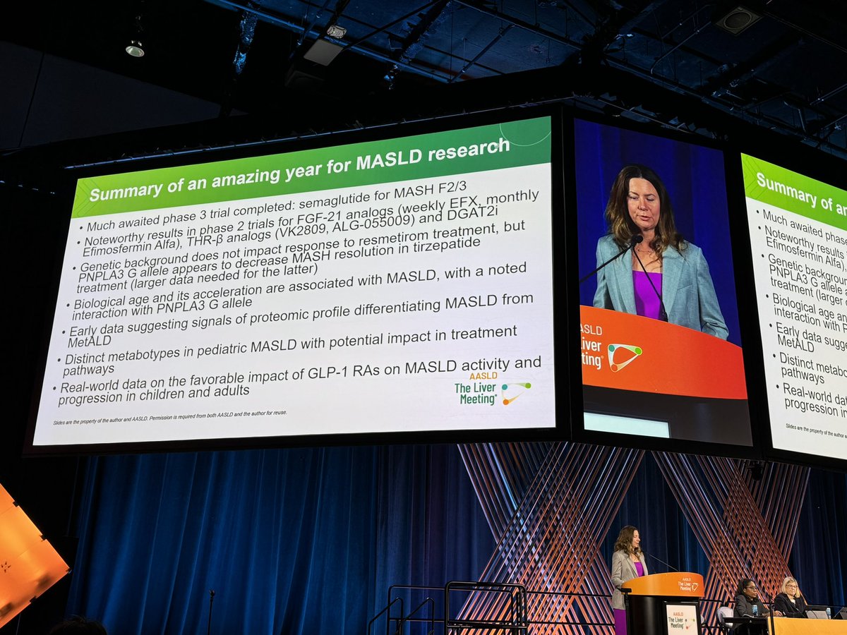 It was exciting to deliver the #TLM24 Basic Science Debrief, but even more so to listen to my esteemed colleagues summarizing other areas. 
There was amazing progress in #liver #research, knowledge and therapy in 2024, but plenty of work to be done. See you in DC for #TLM25!
