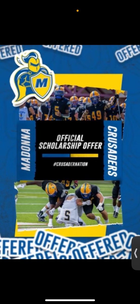After a phone call from <a href="/Money_McCants10/">Gerald D. McCants</a> I’m blessed to receive an offer to Madonna University