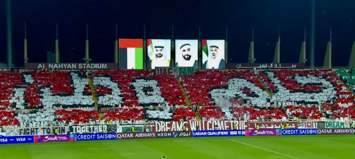 حـلـم وطــن 🇦🇪🤍

#خلفك_يالأبيض| #منصور_يا_منتخبنا