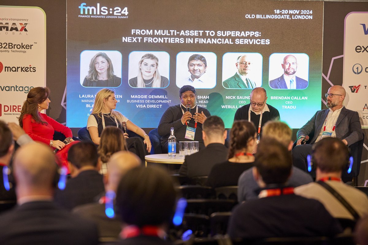F_M_events's tweet image. Wrapping Up the 1st exhibition day of the Finance Magnates London Summit 2024. It was a day filled with knowledge, from insightful speaker sessions to engaging exhibitions and lots of networking opportunities. Get ready for tomorrow, see you at 10:00 am.
#fmls #fmls24 #fmevents