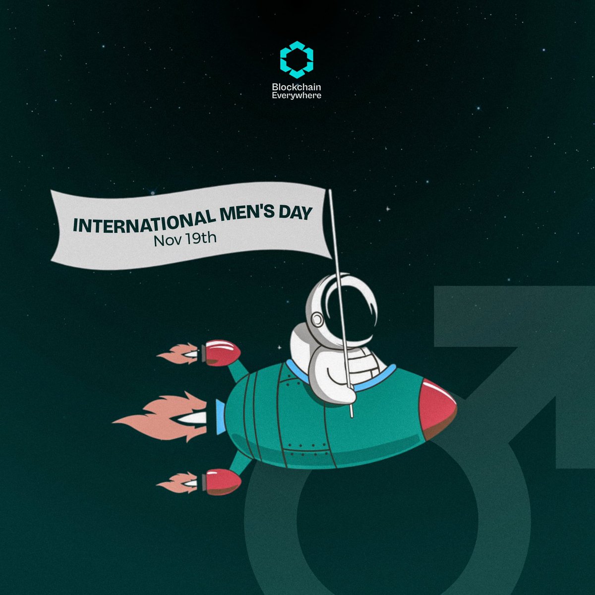BEverywhere0's tweet photo. Happy International Menβs Day! π₯³
To all our chads, we see you and we appreciate you!
Keep the grinding hot! π₯
#MensDay19Nov
#BlockchainEverywhere
#International_Mens_Day
#Web3 https://t.co/SW9UJIFkzo