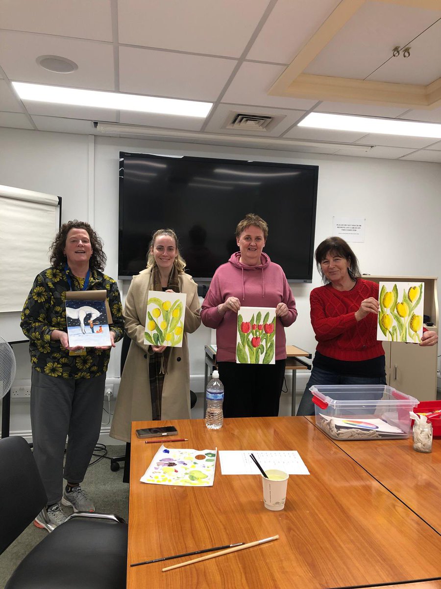 Bernie Nolan (@berniemalone18) on Twitter photo Staff Nenagh Hospital showing creativity attending art classes within hospital. Thanks to <a href="/jacwalsh1431/">Jacinta Glasgow</a>
our on-site Artist & Nursing Colleague sharing her skills & tips. #MidWest Healthy Ireland support🙏 <a href="/ryan_cathrina/">Cathrina Ryan</a> <a href="/HSEMidWest/">HSE Mid West</a> <a href="/Catheri84123148/">Catherine Quinn</a> <a href="/jacwalsh1431/">Jacinta Glasgow</a> <a href="/bmmurphy08/">Ber Murphy</a> Staff Nenagh Hospital showing creativity attending art classes within hospital. Thanks to <a href="/jacwalsh1431/">Jacinta Glasgow</a>
our on-site Artist & Nursing Colleague sharing her skills & tips. #MidWest Healthy Ireland support🙏 <a href="/ryan_cathrina/">Cathrina Ryan</a> <a href="/HSEMidWest/">HSE Mid West</a> <a href="/Catheri84123148/">Catherine Quinn</a> <a href="/jacwalsh1431/">Jacinta Glasgow</a> <a href="/bmmurphy08/">Ber Murphy</a>