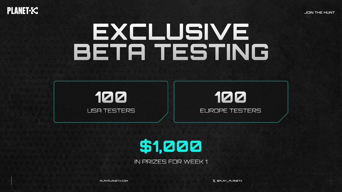 Are you ready to compete for $1000+ in prizes this week? 🎁

We’re selecting 200 passionate gamers to test our Beta: 100 in the USA and 100 in Europe!

All the details are in the application form. Apply by filling out the form in the first comment below 👇

Repost for a boost 🔥