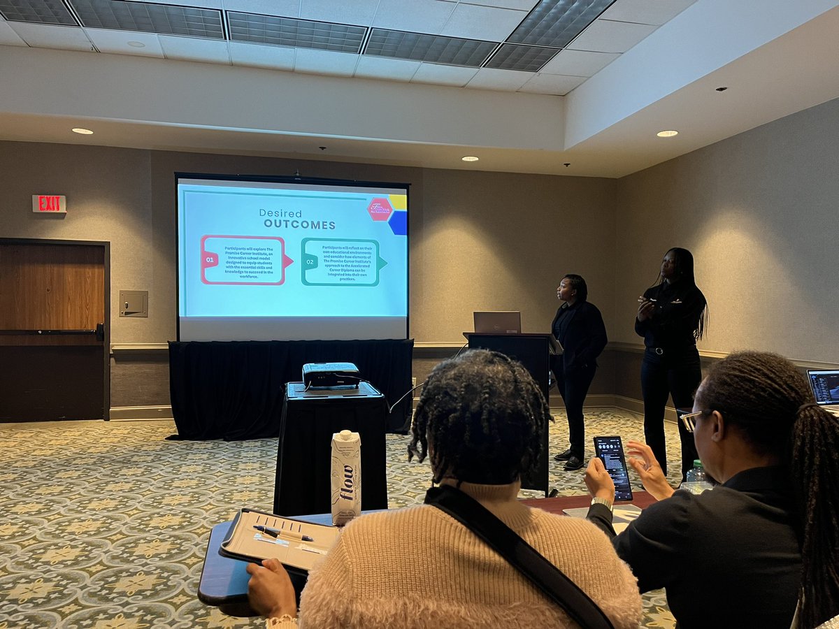 We love to share the amazing work happening in Fulton! Kudos to <a href="/TarrieTraylor/">Tarrie Traylor</a> and <a href="/KimJRutherford/">Kimberly Rutherford</a> for a great presentation on the Accelerated Career Diploma at the <a href="/GeorgiaWBL1/">GAWBL</a> Conference! #gawblworks <a href="/gadoewbl/">gadoewbl_lboswell</a>