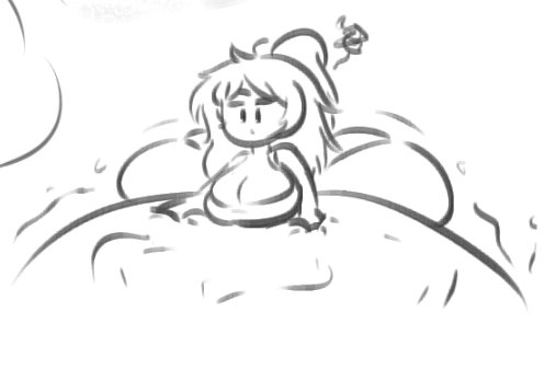 member_third's tweet image. Did another of @creditedartist 
Da ultimate pred (who also can't quell her own belly)