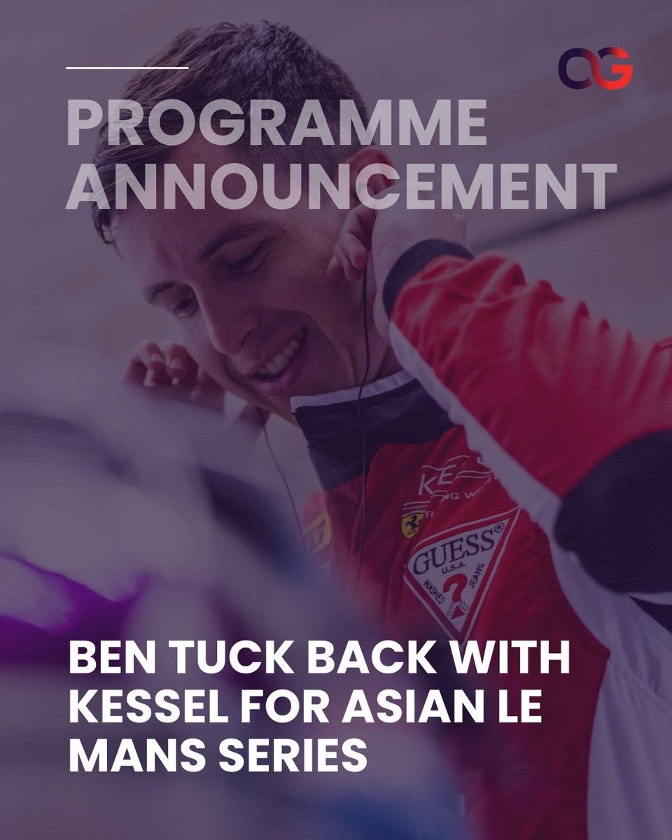 CONFIRMED: <a href="/BTuckRacing/">Ben Tuck</a> will be back with <a href="/kessel_ch/">KESSEL</a> for the <a href="/AsianLeMans/">Asian Le Mans Series</a>!! 

Can’t wait to see how Ben and his team mates get on.

#OGMM