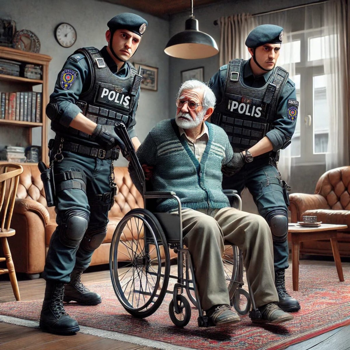 HABER VEREYİM DEDİM!

TÜRKİYE

SESSİZ KALIRSANIZ! 

Siz de bir gün

attığınız tweet,
verdiğiniz röportaj, 
yaptığınız bağış,
indirdiğiniz telefon uygulaması,
vb. gibi trajikomik sebeplerle ‘TERÖRİST ’ ilan edilebilirsiniz.

YüzlerceMasuma Operasyon
Come to Fenerbahçe