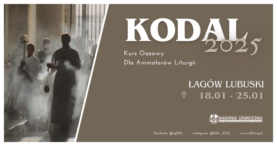 OazaKrakow's tweet image. ZAPISY NA #KODAL RUSZYŁY❗️

Razem z #DDL Diecezji Zielonogórsko-Gorzowskiej serdecznie zapraszamy! 💙

Link do zapisów w artykule na stronie internetowej:
tinyurl.com/KODAL-DDLDZG
—
#kodal2025 #ddl #diakonialiturgiczna