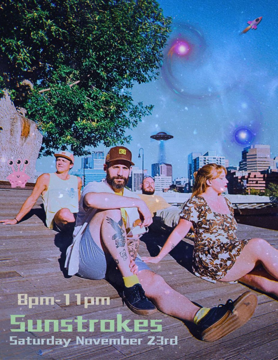 MugsPubCalgary's tweet photo. This Saturday at Mugs! The Sunstokes are back at Mugs! Show starts at 8pm! Call 4032282530 to reserve!
#yyc #yycpubs #yycbeer #yycmusic #yycmusicians #yycmusicscene https://t.co/Xe1tsHJKfa