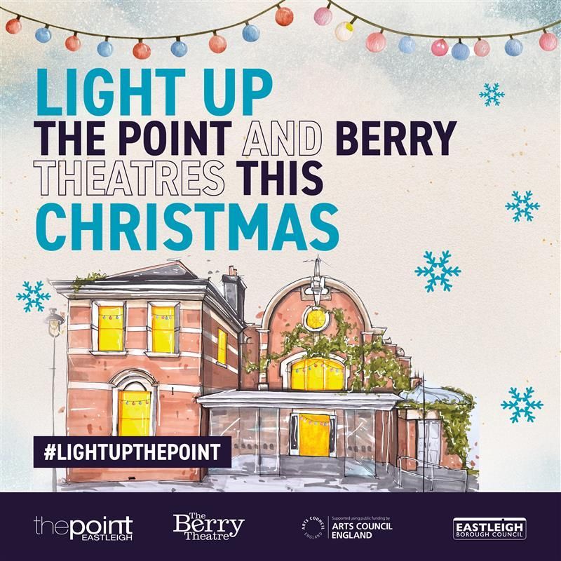 There's nothing more magical than a trip to the theatre @ Christmas 🎄
Your support will help light up The Point &amp; The Berry,  not just at Christmas but all year round. 
Make a donation today to help #LightUpThePoint &amp; #LightUpTheBerry this Christmas!  thepointeastleigh.co.uk/join-support/m…