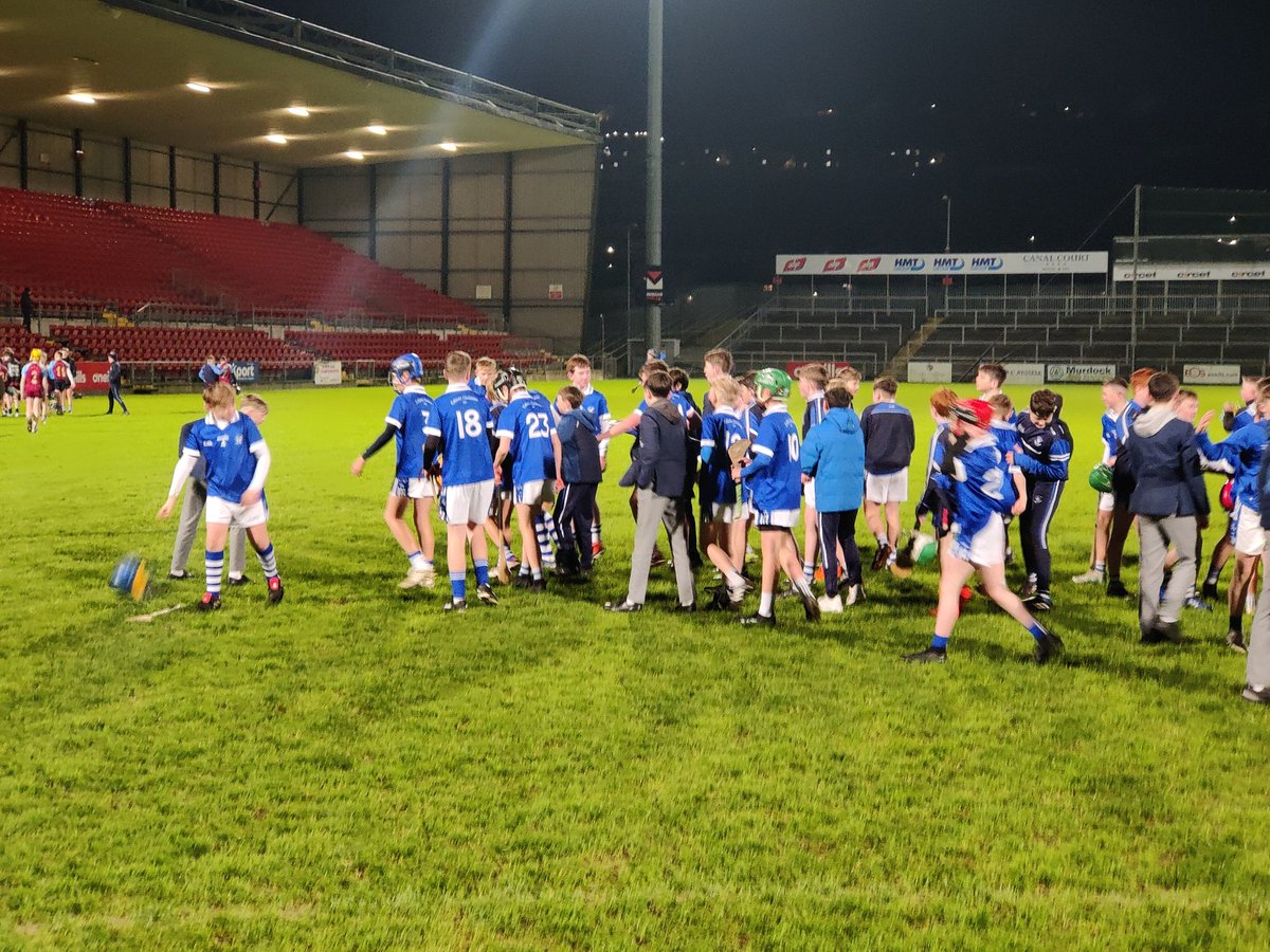 Super win for <a href="/st_colmans/">St.Colman's College, Newry</a> tonight in the Mc Greevy Cup final beating Keady 8-7 to 1-6 .....delighted for all the boys who have worked so hard since September....big well done too to Maistir Mc Ruairi and Mr Doran for all their work with the lads 🔵⚪🔴⚫