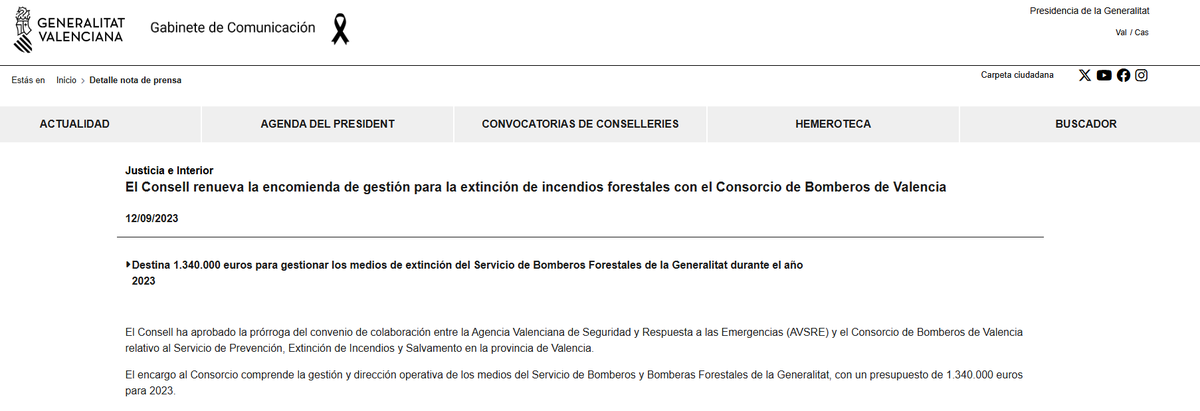 La Generalitat PAGA MILLONES a las Diputaciones para que sus consorcios de bomberos (urbanos, no forestales) pongan la estructura de mando y dispongan, movilicen y manden a los bomberos forestales.

La ENCOMIENDA FORESTAL.

Tres diputaciones controlando un servicio AUTONÓMICO