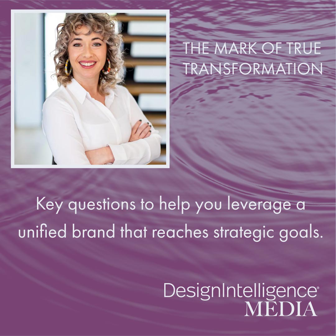 Explore Dez Joslin's insights on leveraging a unified brand to meet strategic goals and align with your company's identity.
#DesignIntelligenceaec #CompanyIdentity #BrandStrategy

ow.ly/Viel50U8jlz