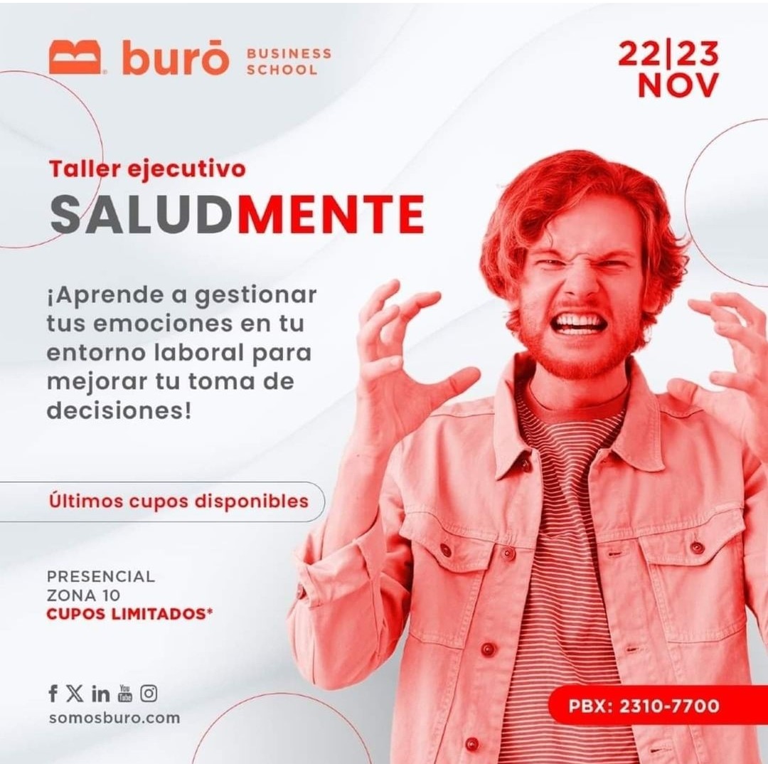 En unos días vamos a estar aprendiendo sobre las emociones, te esperamos!
@somosburobs 
#Guatemala