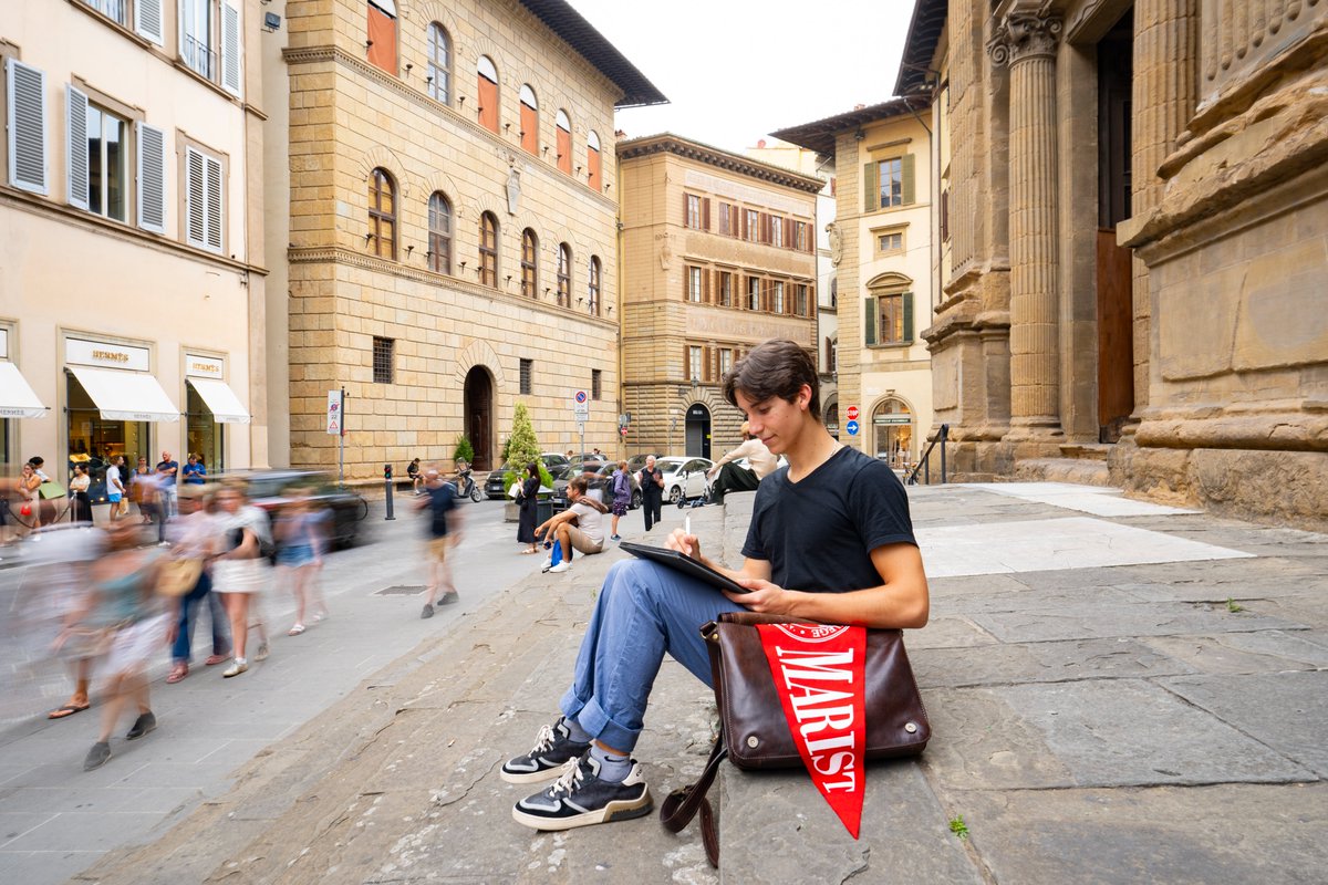 Marist's tweet image. BIG NEWS!‍✈️📰 The 2024 #OpenDoors Report just came out — and Marist is, once again, the TOP school in the ENTIRE COUNTRY for our yearlong #StudyAbroad opportunities!