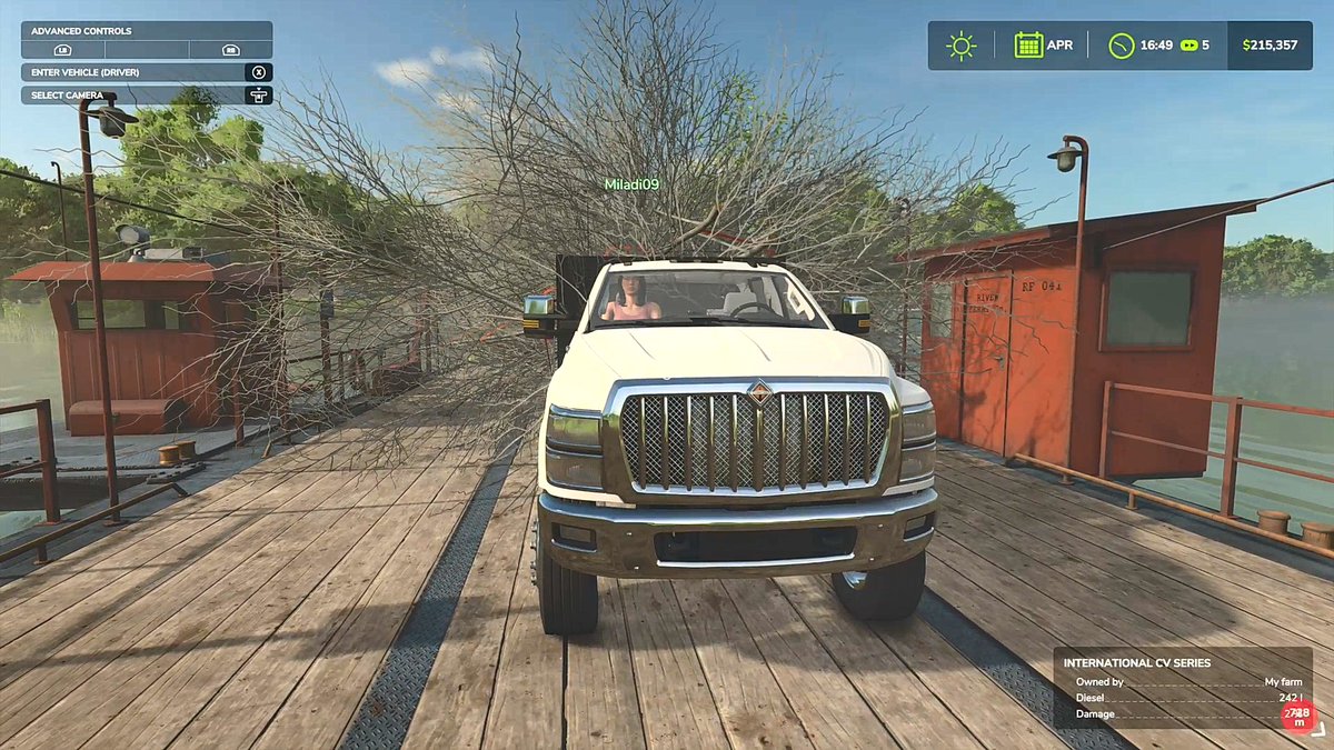 CmdrRuff's tweet image. #Farmingsimulator25 #GiantsSoftware #XboxSeriesX  Clearing Brush for cattle farm with the wife, Video up soon!