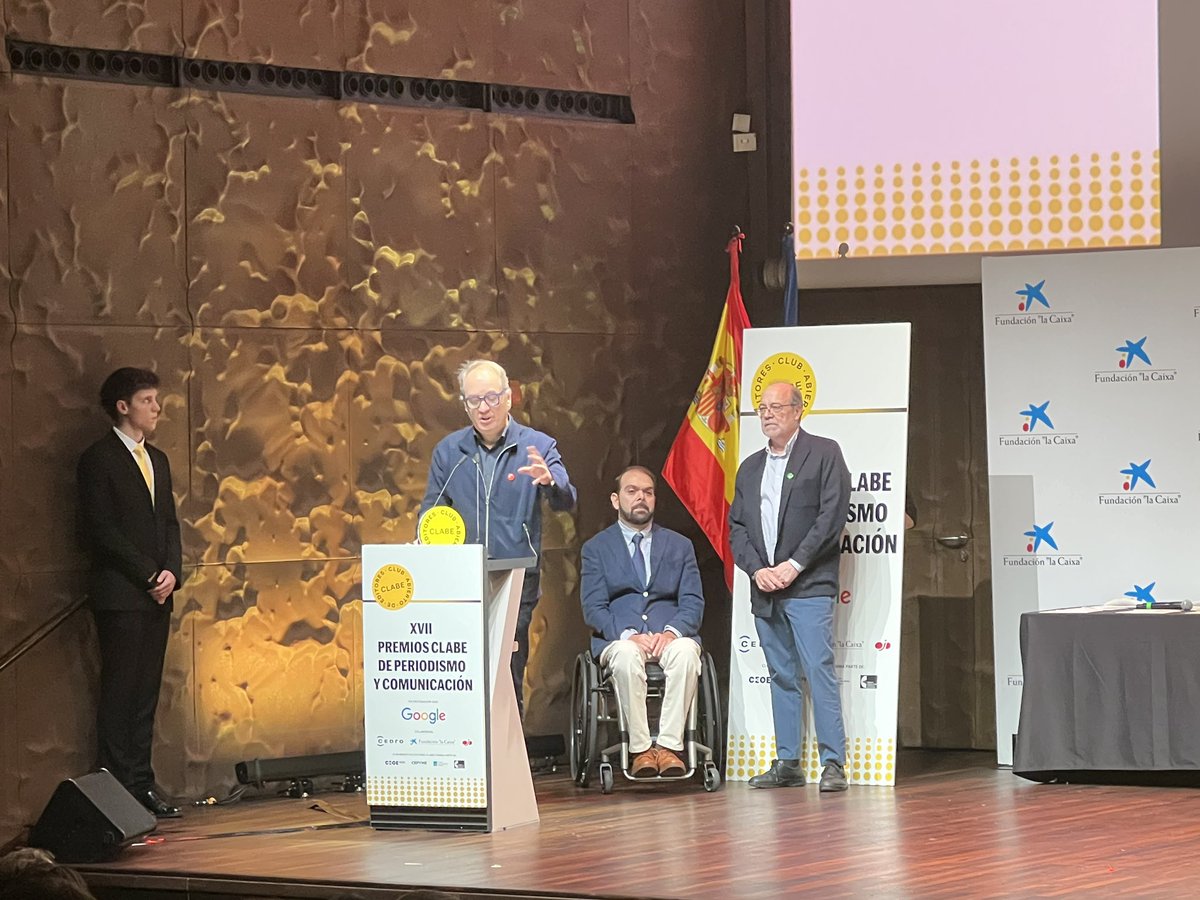 CLABE • Asociación de Medios de Comunicación (@clabe_editores) on Twitter photo 🏆 Premio a la Innovación Periodística para <a href="/Conversation_E/">The Conversation ES</a>, por su colaboración entre académicos y periodistas para enriquecer el debate público.
#PremiosCLABE2024 🏆 Premio a la Innovación Periodística para <a href="/Conversation_E/">The Conversation ES</a>, por su colaboración entre académicos y periodistas para enriquecer el debate público.
#PremiosCLABE2024