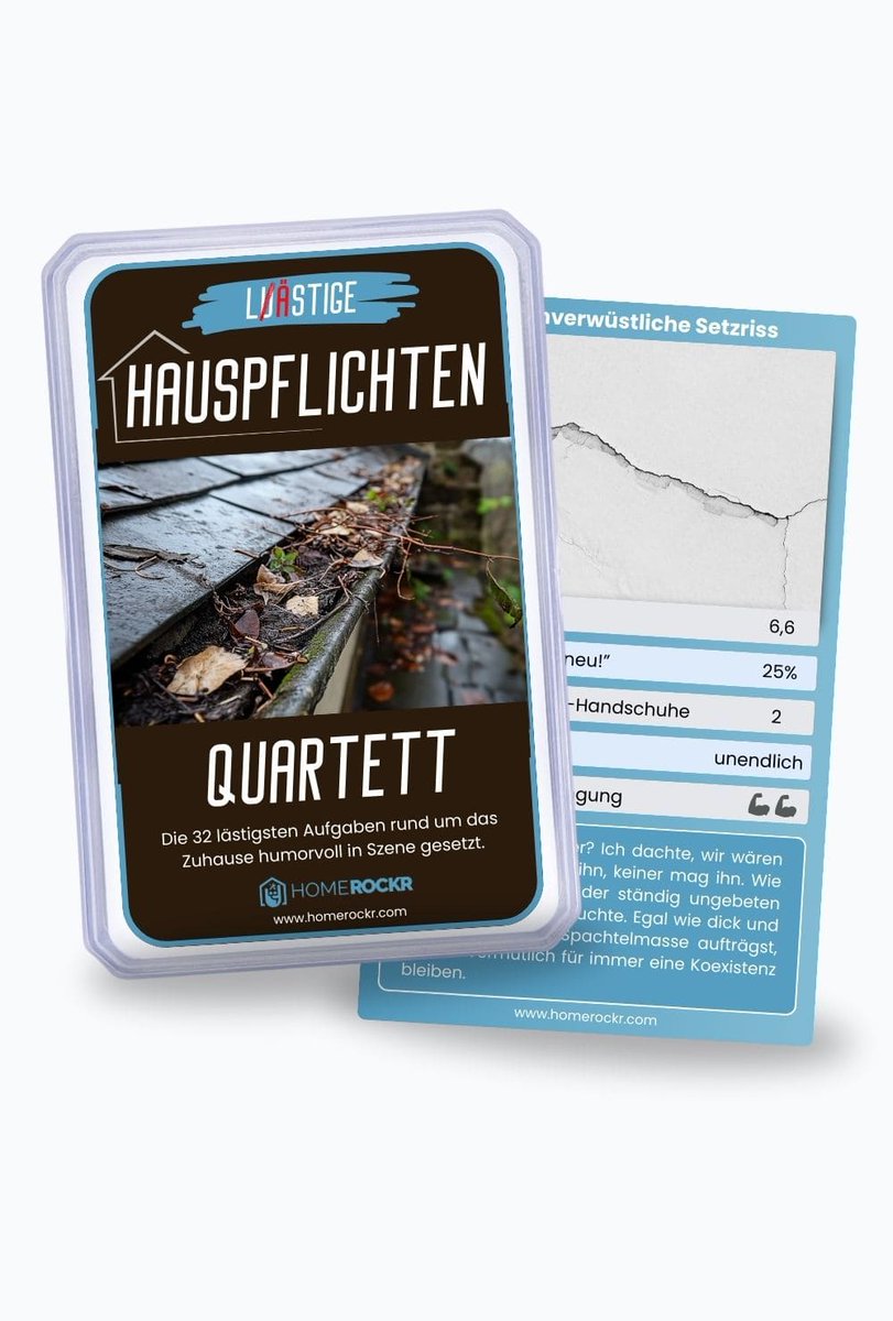 homerockrapp's tweet photo. 📷 Homerockr hat nun ein eigenes Quartett. 32 lästige Aufgaben rund um das Zuhause mit sehr viel Liebe zum Detail humorvoll in Szene gesetzt. Viel Spaß damit!
https://t.co/RwYeM73KVd https://t.co/FNASX7O0Ky