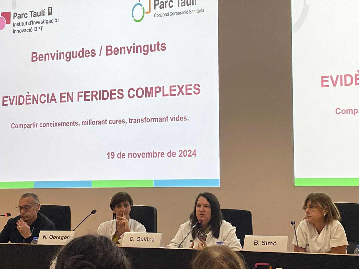 4a Jornada Evidencia en Heridas Complejas. Compartir conocimientos para mejorar los cuidados de la persona con heridas transformando su calidad de vida. Todo un éxito