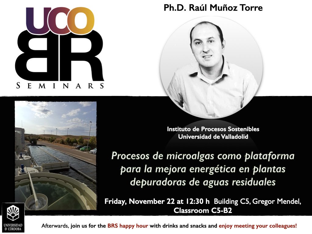 UCO-BRSeminars (@ucobrseminars) on Twitter photo 🟢 Seminar Friday🔜 Join us at 12.30 pm at C5B2 to listen Dr. Raul Muñoz talking about the potential of the microalgae 🦠after we will have our happy hour 🍻!! <a href="/esanzluque/">Emanuel Sanz Luque</a> <a href="/algaeFamLAB/">algaeFamLAB | TheChlamyLab at UCO</a> <a href="/SaraZaldivarVet/">Sara Zaldívar 👩🏾🔬👩🏾💻🧬🦠</a> <a href="/TinaDomnguez/">Tina DM #SinCienciaNOhayFuturo 👩🏻🔬🧬</a> <a href="/Fac_CienciasUCO/">Facultad de Ciencias - UCO</a> <a href="/VeterinariaUCO/">Facultad de Veterinaria UCO</a> <a href="/ETSIAMCordoba/">ETSIAM - Universidad de Córdoba</a> <a href="/CordobaCiencia/">UCCi Córdoba</a> 🟢 Seminar Friday🔜 Join us at 12.30 pm at C5B2 to listen Dr. Raul Muñoz talking about the potential of the microalgae 🦠after we will have our happy hour 🍻!! <a href="/esanzluque/">Emanuel Sanz Luque</a> <a href="/algaeFamLAB/">algaeFamLAB | TheChlamyLab at UCO</a> <a href="/SaraZaldivarVet/">Sara Zaldívar 👩🏾🔬👩🏾💻🧬🦠</a> <a href="/TinaDomnguez/">Tina DM #SinCienciaNOhayFuturo 👩🏻🔬🧬</a> <a href="/Fac_CienciasUCO/">Facultad de Ciencias - UCO</a> <a href="/VeterinariaUCO/">Facultad de Veterinaria UCO</a> <a href="/ETSIAMCordoba/">ETSIAM - Universidad de Córdoba</a> <a href="/CordobaCiencia/">UCCi Córdoba</a>