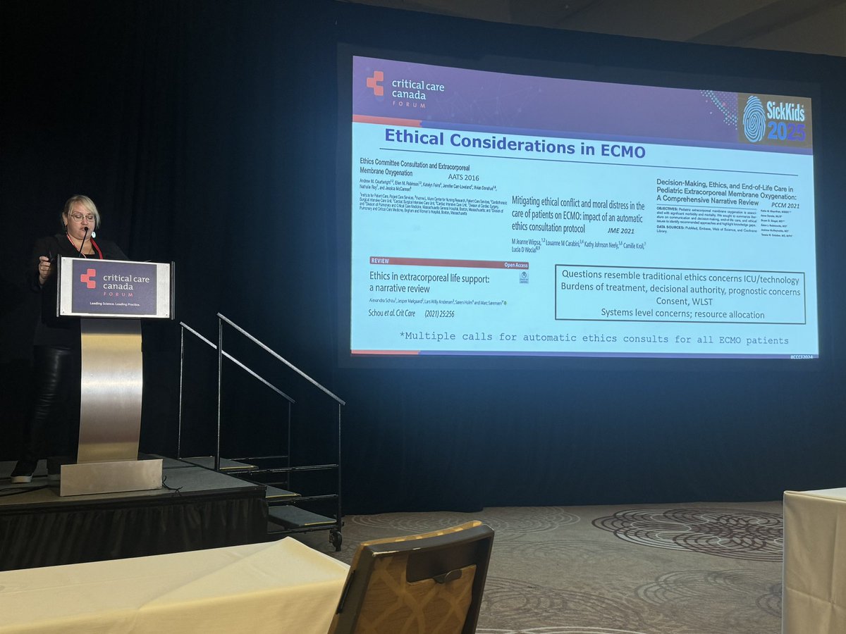 ECMO Part 2 didn’t disappoint discussing Mechanical Ventilation, Obesity, Standardized Weaning Trials, and Ethics from Richard Greendyk, Dan Brodie, Ricardo Teijeiro Paradis and Roxanne Kirsch #CCCF2024 #ECMO