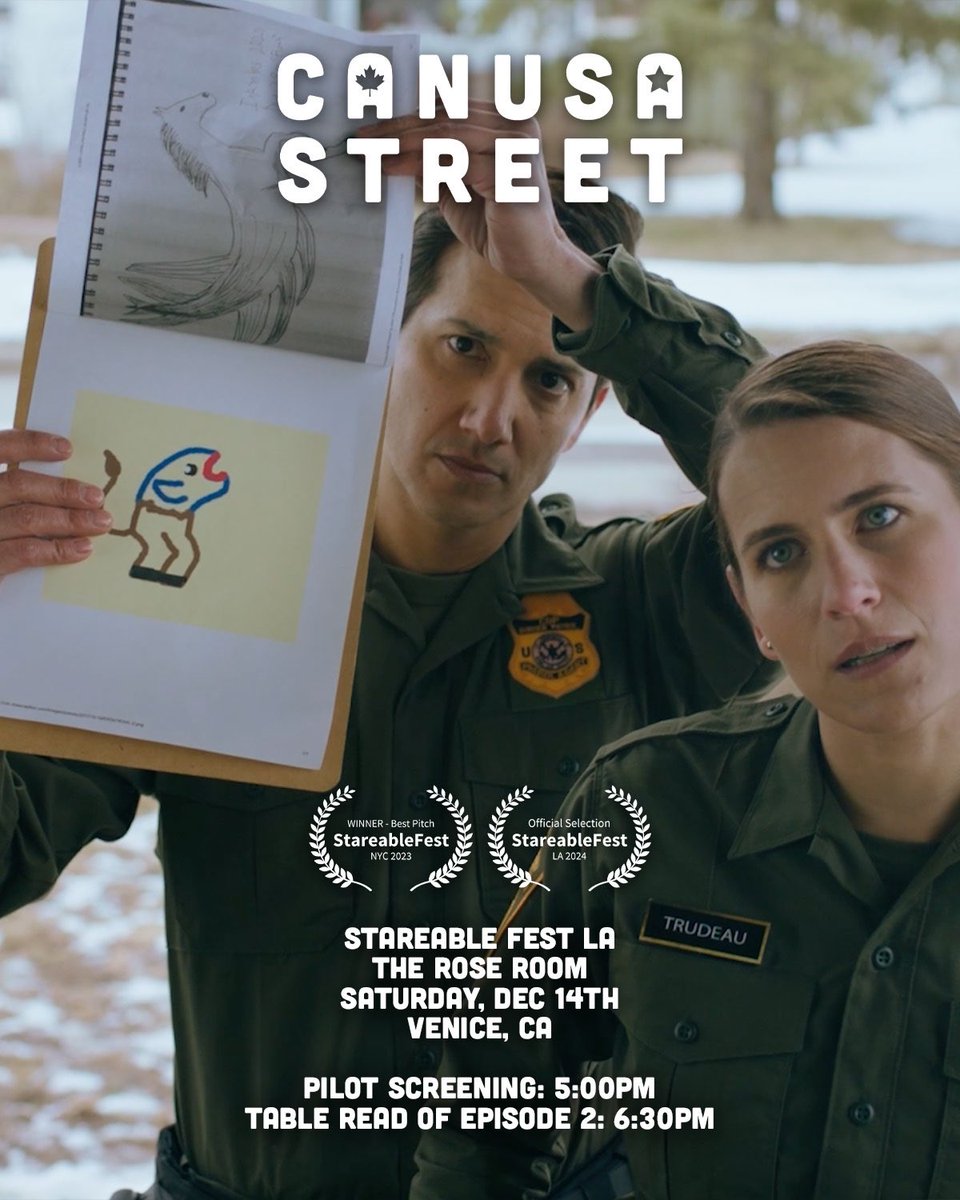 ZackMorrison18's tweet photo. LOS ANGELES!!! Start rubbing your stones because we got a #CanusaStreet double header 🥌🥌

Join us Saturday, December 14th at @stareable Fest in Venice for a screening of our sitcom’s pilot episode and a STAGED READING OF EPISODE 2! 

#StareableFest tickets and info below 🧵 https://t.co/SXk2pQfBtS