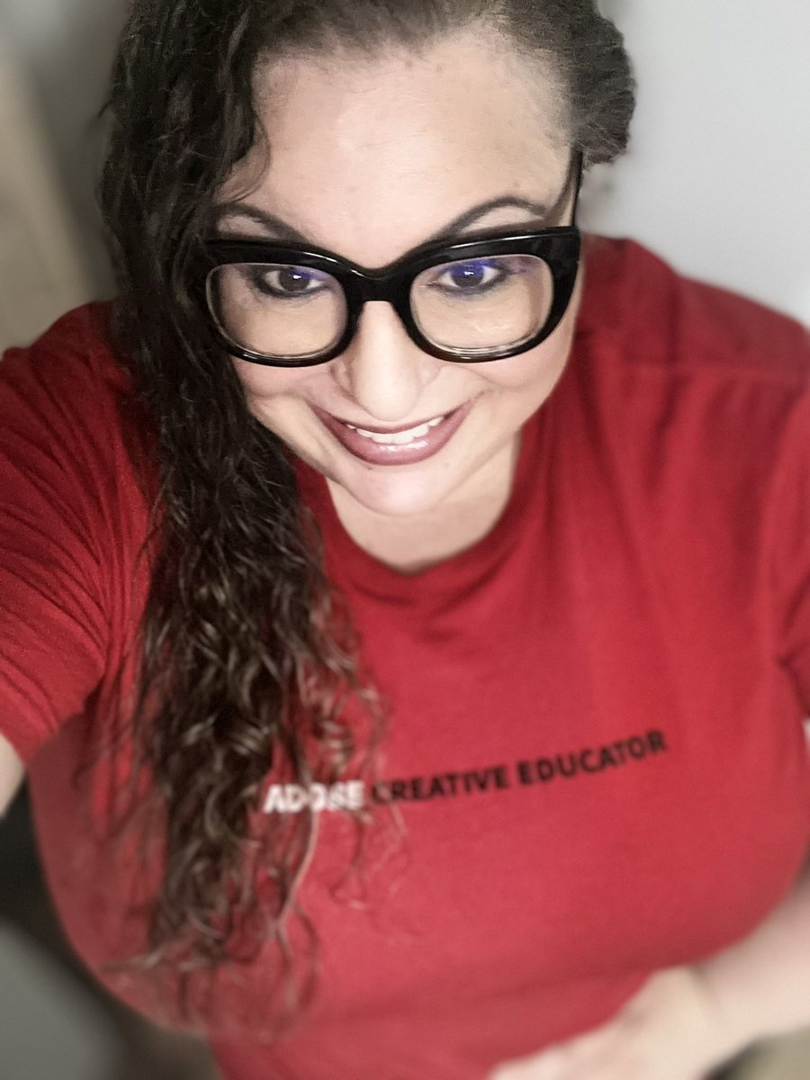 dawsonedtech's tweet image. Rocking my #AdobeCreativeEducator shirt for #techtshirttuesday this week as I work on beefing up my Battle of the Bandwidth sections to battle Canva and Quizizz at @fetc! 
#AdobeEduCreative #eduguardians @AdobeExpress @AdobeForEdu @TanyaAvrith @MrsBongiornoEdu @EduGuardian5